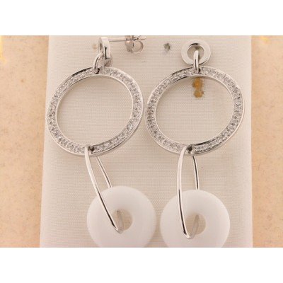 Pendientes Oro Blanco Diamantes