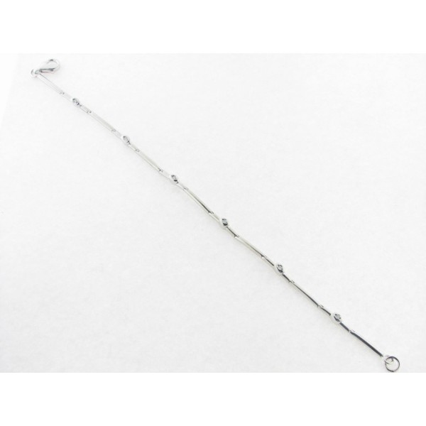Pulsera Oro Blanco Diamantes