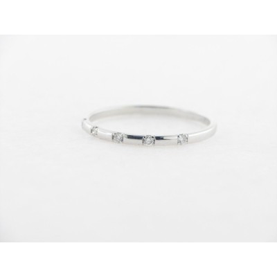 Sortija Oro Blanco Diamantes
