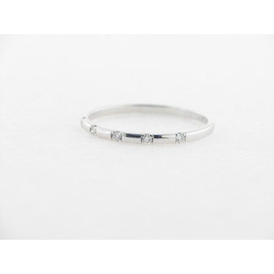 Sortija Oro Blanco Diamantes