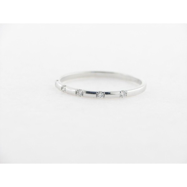 Sortija Oro Blanco Diamantes