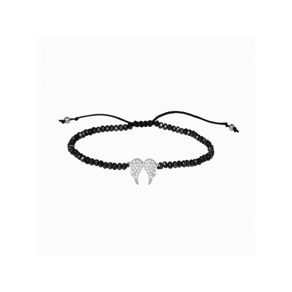 Luxenter Pulsera Hilo Plata Piedras Pureza