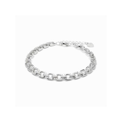 Luxenter Pulsera Plata Piedras Kakoi