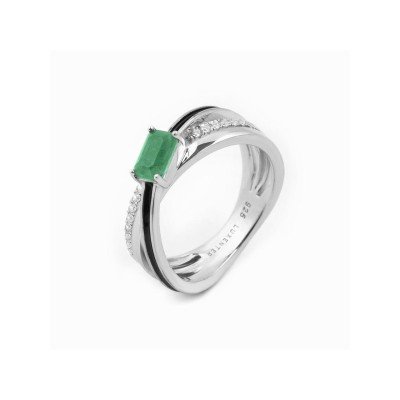 Luxenter Sortija Plata Piedras Zollya