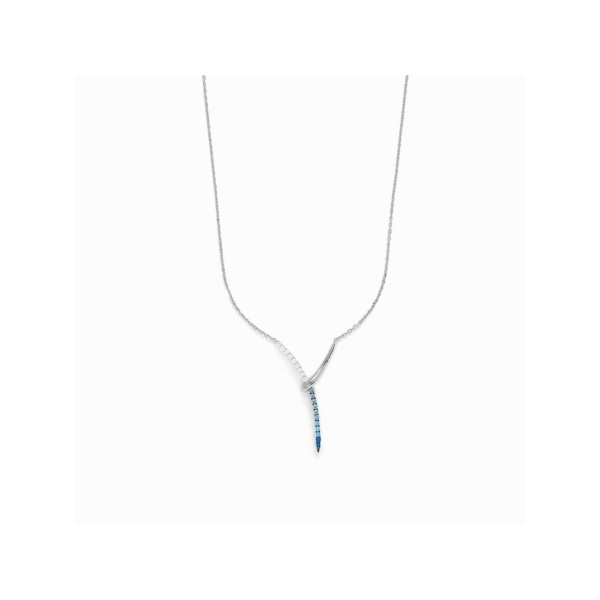 Luxenter Gargantilla Plata Piedras Pilva