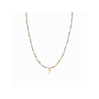 Luxenter Gargantilla Plata Chapada Piedras Liwa