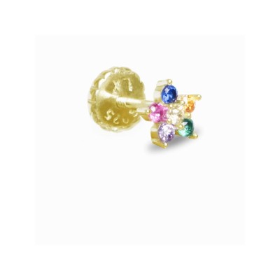 Luxenter Piercing Plata Chapada Piedras Dekthy