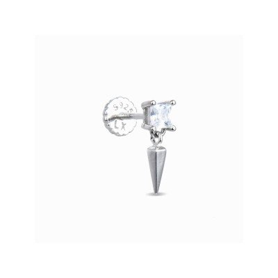 Luxenter Piercing Plata Piedra Skelk
