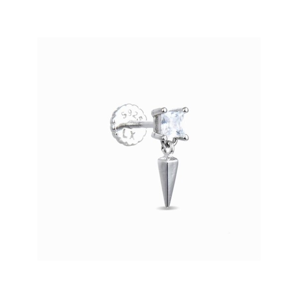 Luxenter Piercing Plata Piedra Skelk