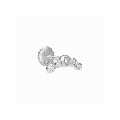 Luxenter Piercing Plata Piedras Iebi
