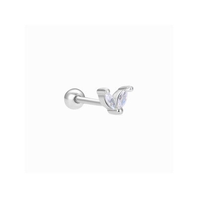 Luxenter Piercing Plata Piedras Lilxa