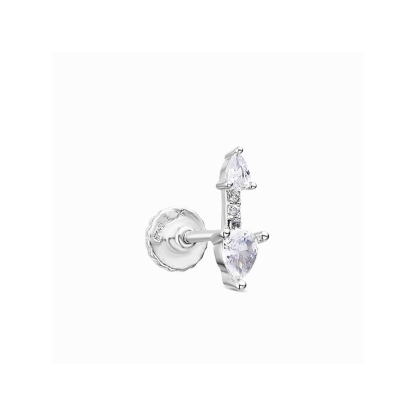 Luxenter Piercing Plata Piedras Egdos