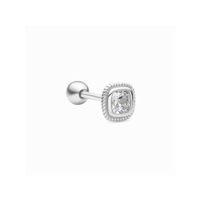 Luxenter Piercing Plata Piedra Keya