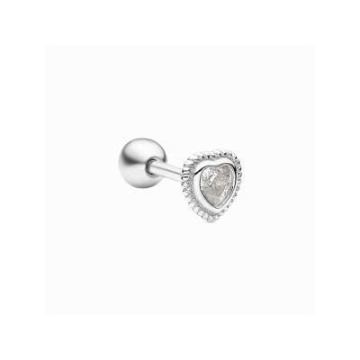 Luxenter Piercing Plata Piedra Aimba