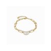 Luxenter Pulsera Acero Chapado Perlas Abbyo
