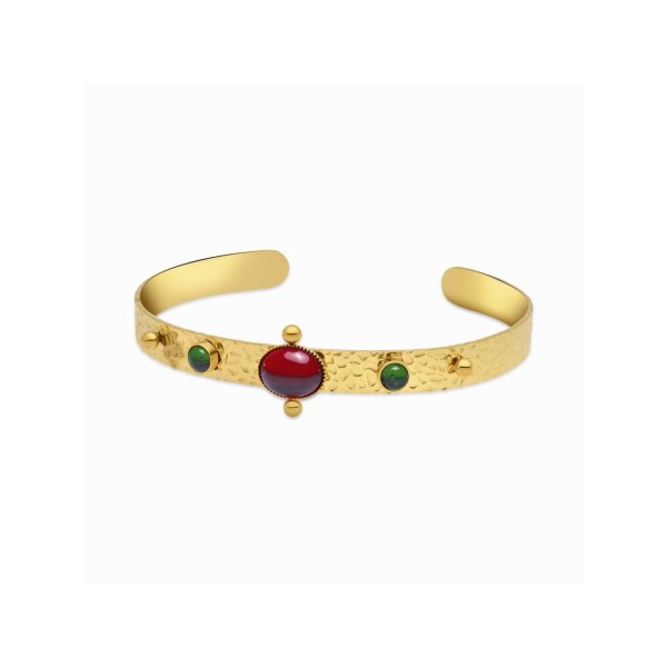 Luxenter Pulsera Aro Acero Chapado Piedras Euvia