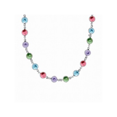 Victoria Cruz Collar Plata Piedras