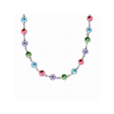 Victoria Cruz Collar Plata Piedras