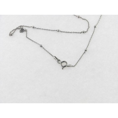 Cadena plata 40cm