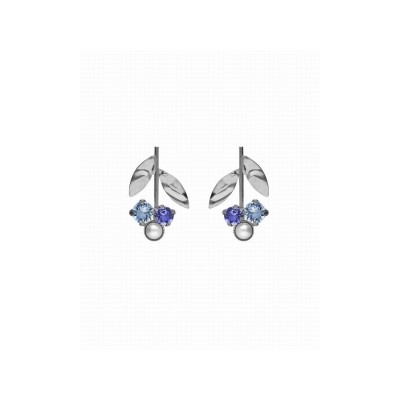 Victoria Cruz Pendientes Plata Piedras