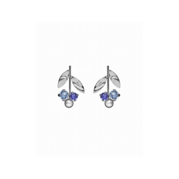 Victoria Cruz Pendientes Plata Piedras