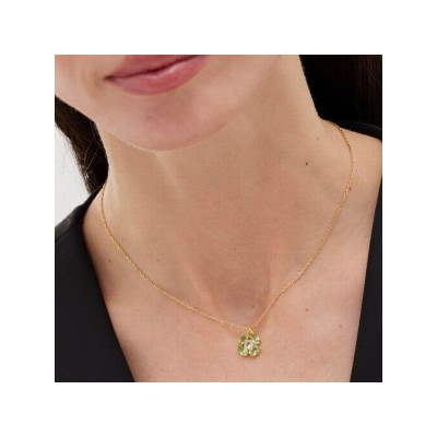 Victoria Cruz Collar Plata Chapada Piedras