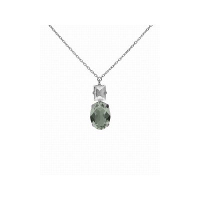 Victoria Cruz Collar Plata Piedras