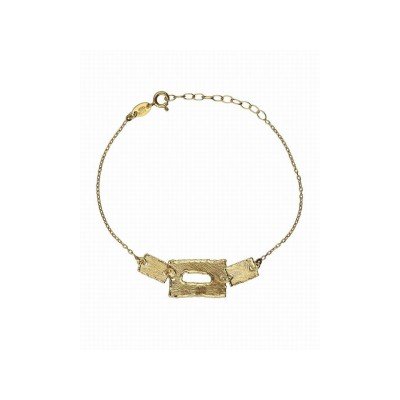 Victoria Cruz Pulsera Plata Chapada