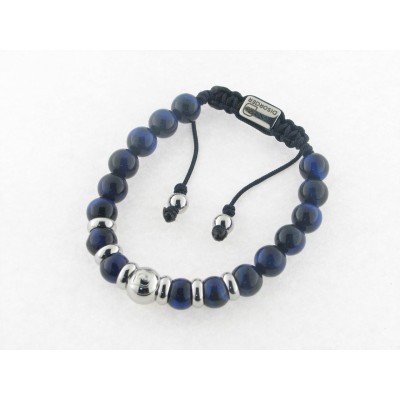 Disorder Pulsera Hilo Negro Totem 8 mm