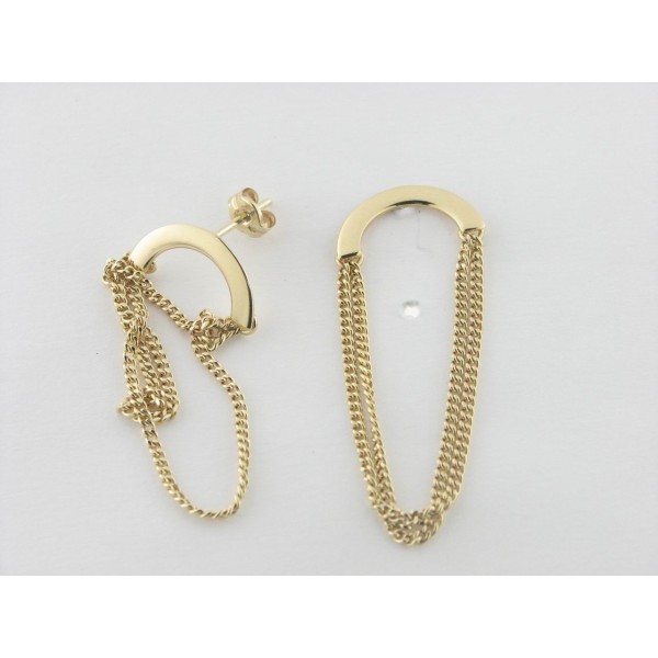 Pendientes Oro Colgar