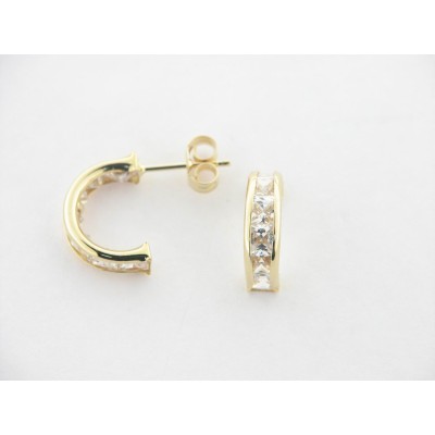 Pendientes Oro Piedras