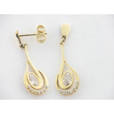 Pendientes Oro Piedras