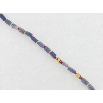 Viceroy pulsera plata chapada piedras