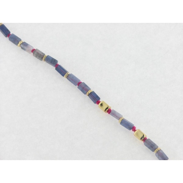 Viceroy pulsera plata chapada piedras
