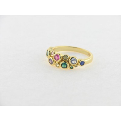 Viceroy anillo plata chapada circonitas