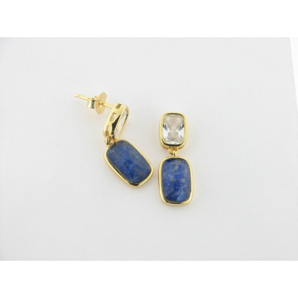 Viceroy pendientes plata chapada piedras