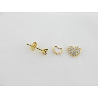 Viceroy pendientes plata chapada circonitas