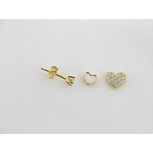Viceroy pendientes plata chapada circonitas