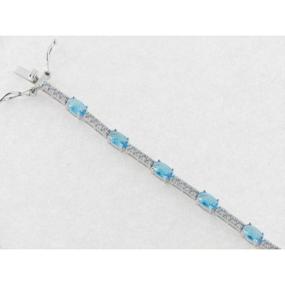 Viceroy pulsera plata circonitas