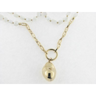 Viceroy Collar Acero Chapado Madre Perla