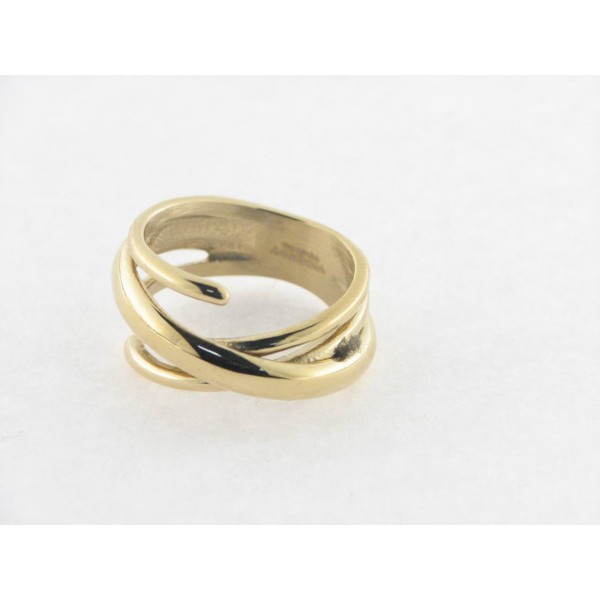 Viceroy anillo acero chapado