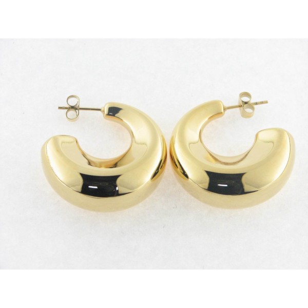 Viceroy pendientes aro acero chapado