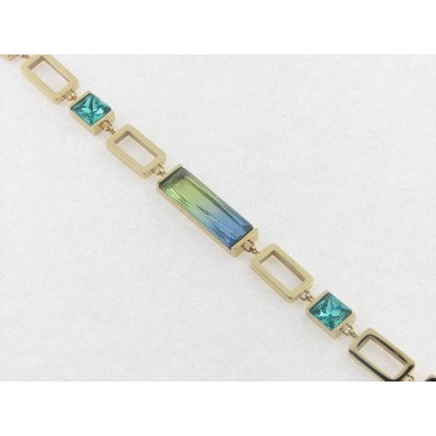 Viceroy pulsera acero chapado cristales