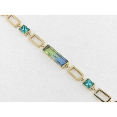 Viceroy pulsera acero chapado cristales