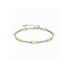 Luxenter Pulsera Plata Bicolor PIedras Athit