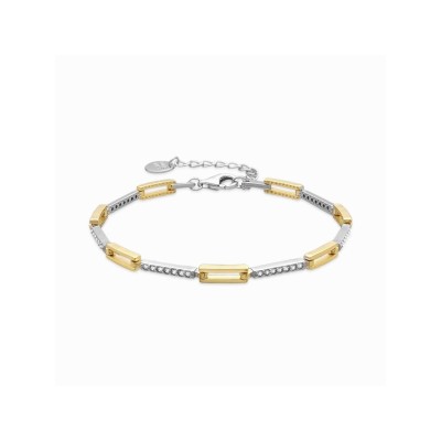 Luxenter Pulsera Plata Bicolor PIedras Athit