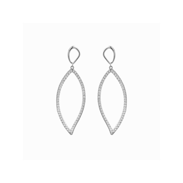 Luxenter Pendientes Colgar Plata Piedras Zorne