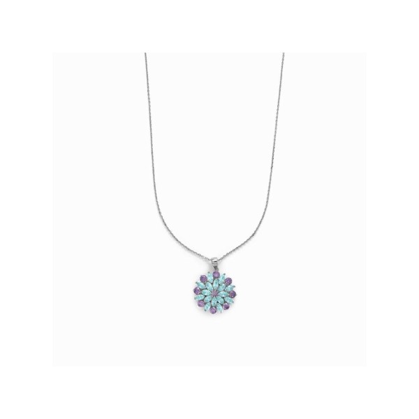 Luxenter Gargantilla Plata Piedras Uvonda