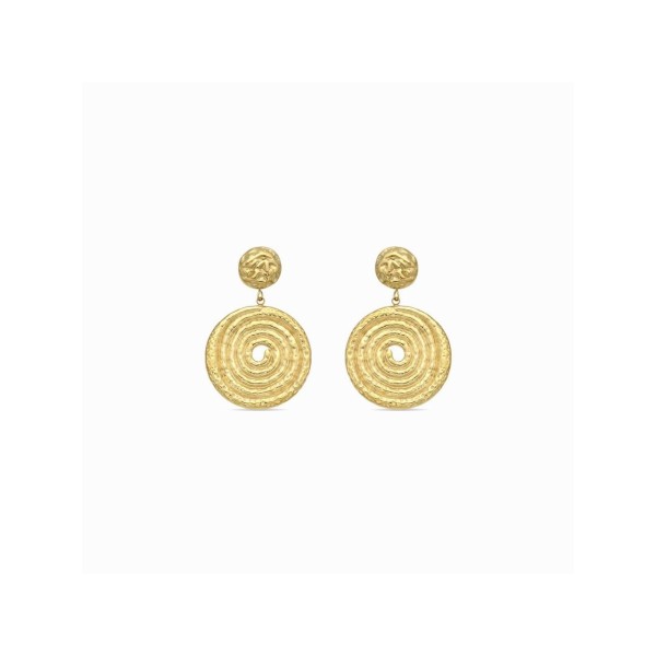 Luxenter Pendientes Acero Chapado Mysdan