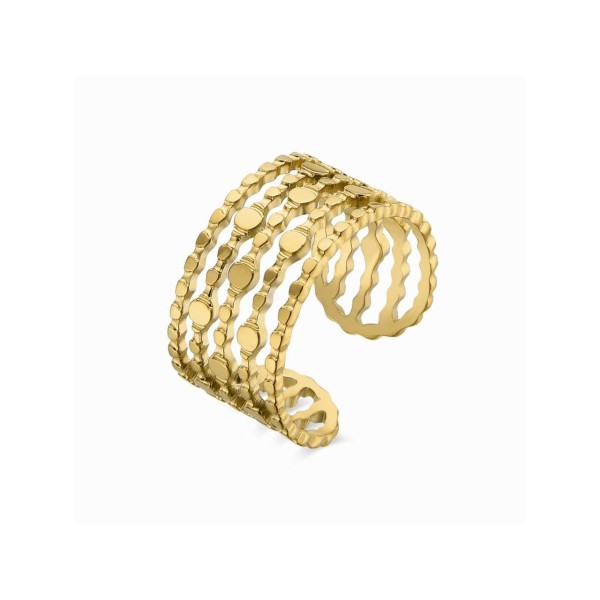 Luxenter Sortija Acero Chapado Zaie